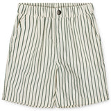 Liewood Monori Y/D Stripe Shorts Y/D Stripes Garden Green/Creme De La Creme