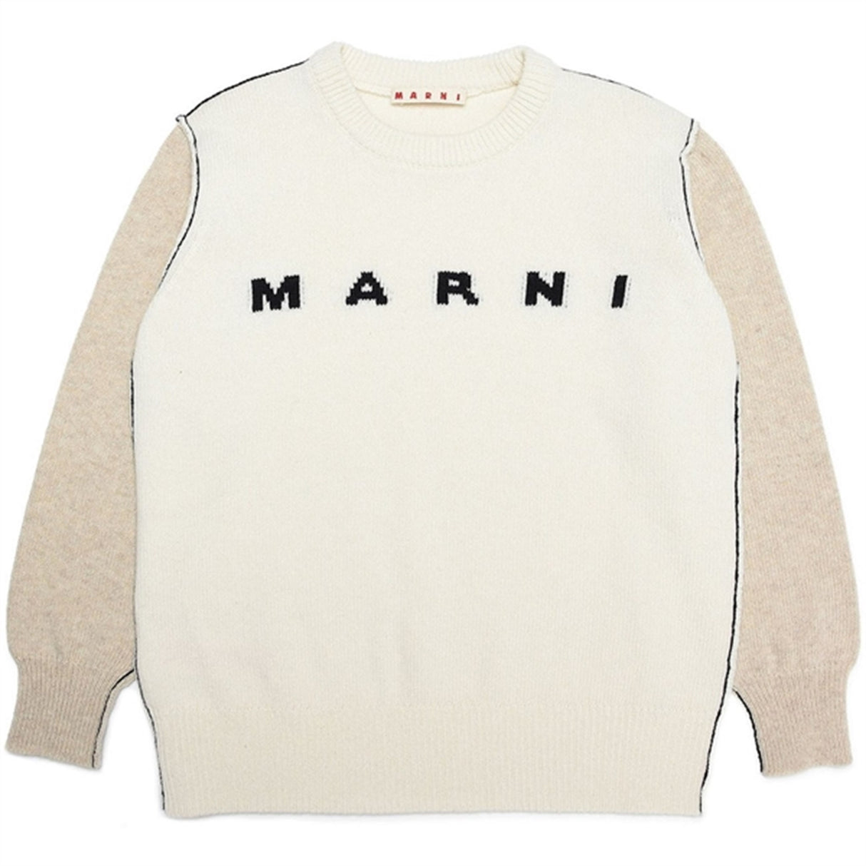 Marni Milk Ull Strikk Sweater
