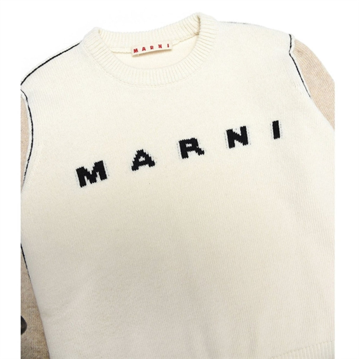 Marni Milk Ull Strikk Sweater 2