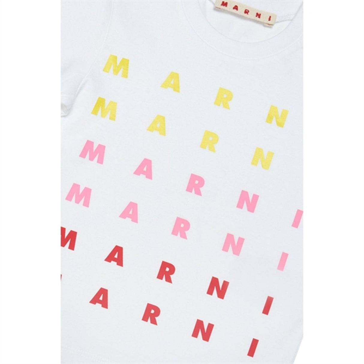 Marni White Logo T-shirt 4