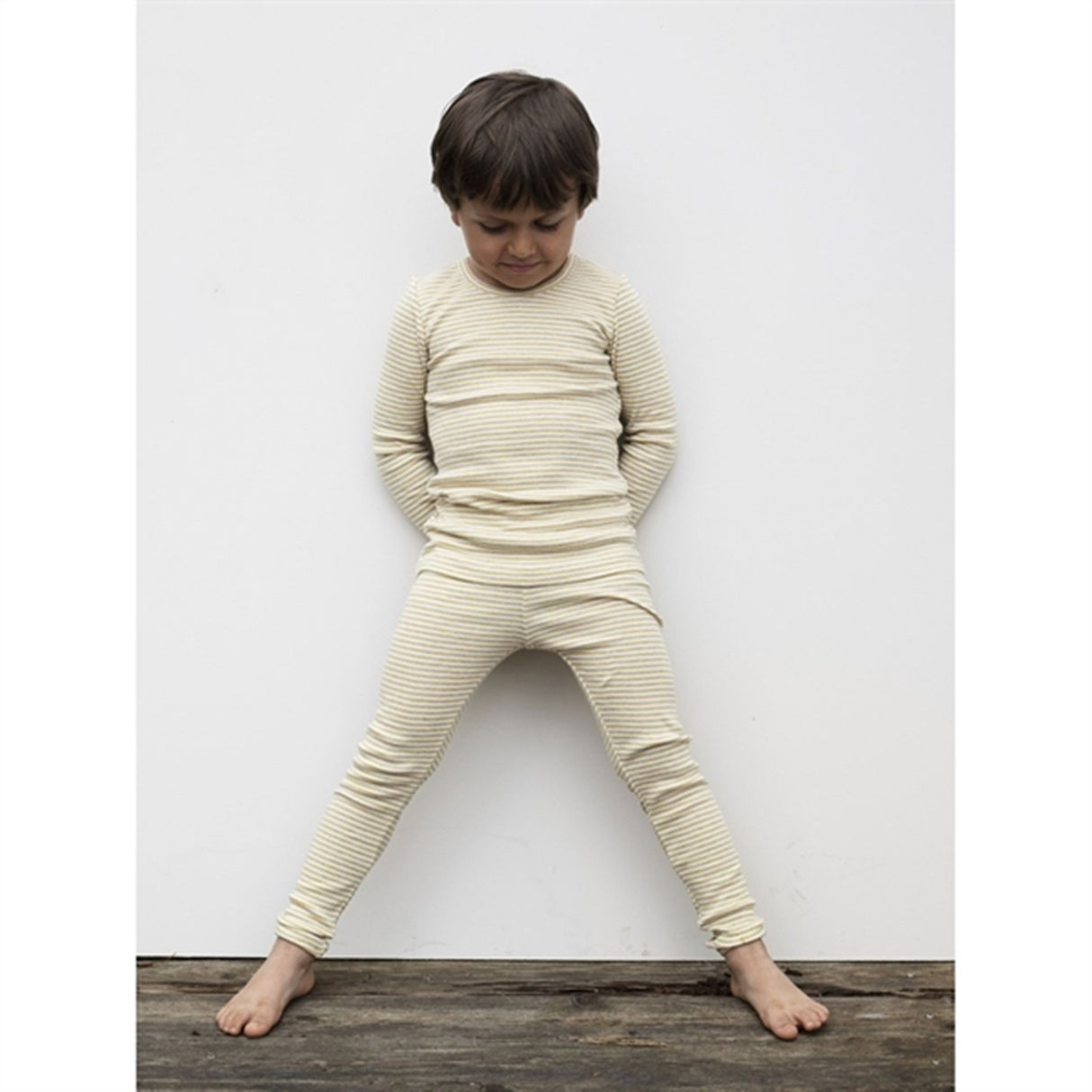 Serendipity Chamomile/Offwhite Stripe Leggings 5