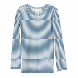 Serendipity Sky/Offwhite Slim Stripe Bluse