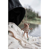 OYOY Crocodile Muslin Stoffbleie 2-pakning Beige / Olive Green