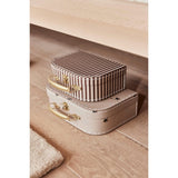 OYOY Mini Koffert Toucan & Stripe 2-pakning Clay