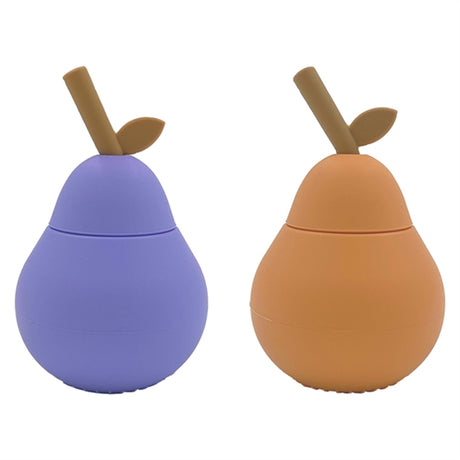 OYOY Mini Pear Kopp Purple / Apricot