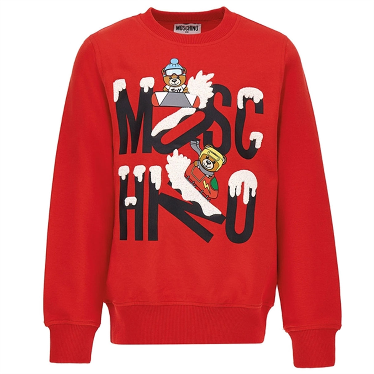 Moschino Poppy Red Collegegenser