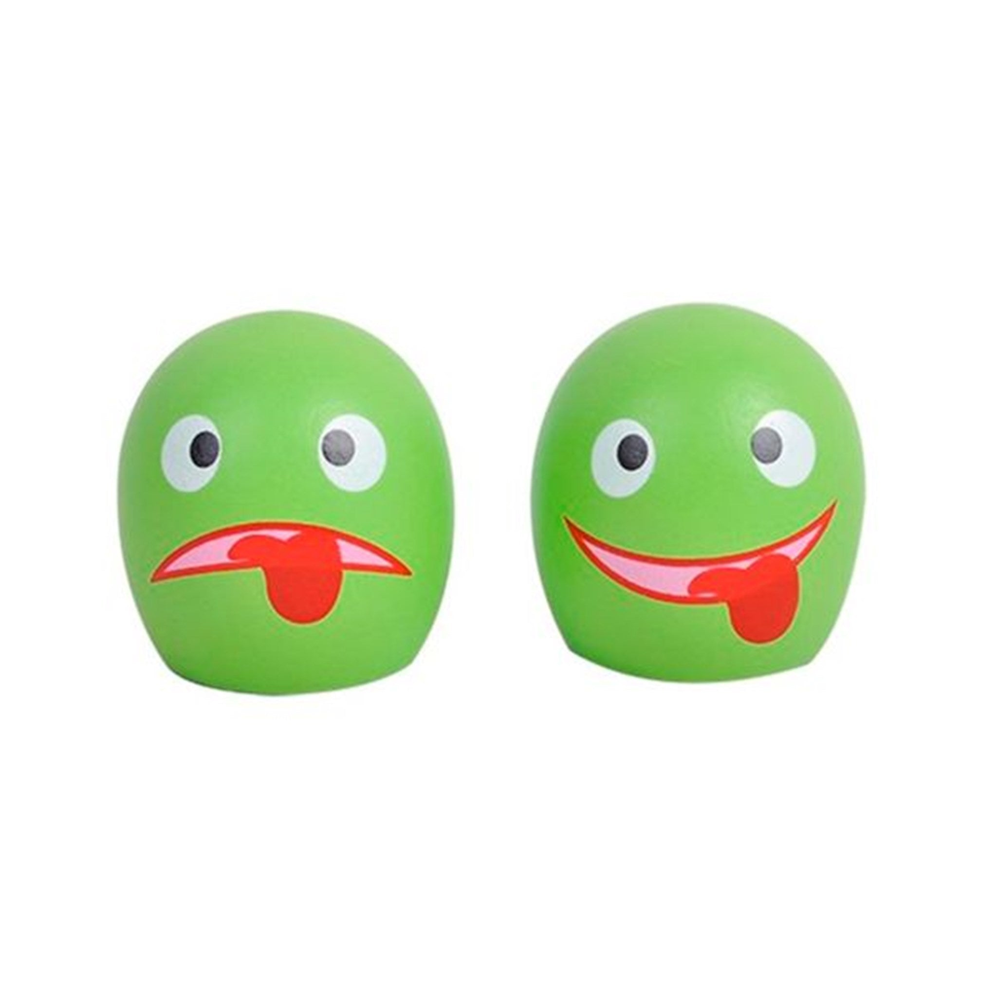 MaMaMeMo Cakes with Faces Green 2 pieces