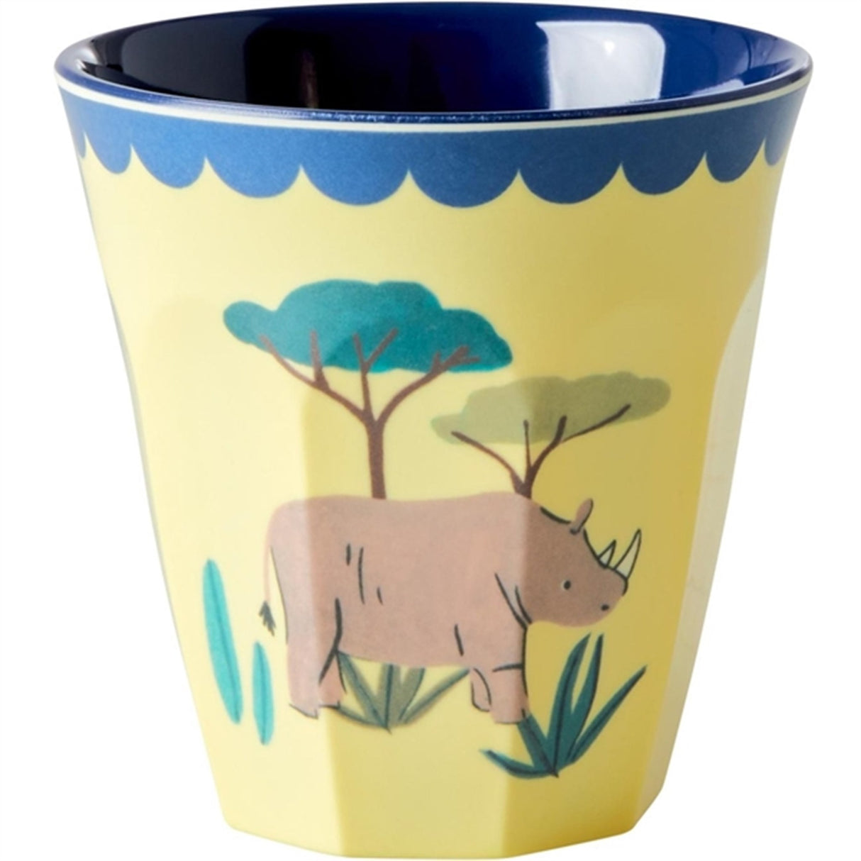 RICE Funky Prints Lille Melamin Børnekop 6-pak