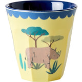 RICE Funky Prints Lille Melamin Børnekop 6-pak