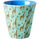 RICE Funky Prints Lille Melamin Børnekop 6-pak