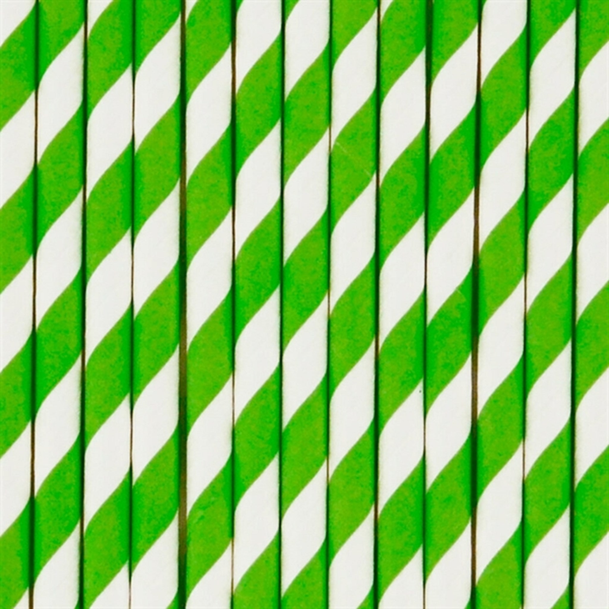My Little Day 25 Sugerør Light Green Stripe