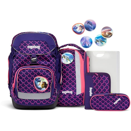 Ergobag Skoleveske Sett Pack Pearl DiveBear