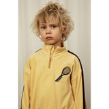 Mini Rodini Yellow Tennis Emb Terry Halfzip Collegegenser 2