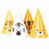 My Little Day Safari Party Hats 8 stk