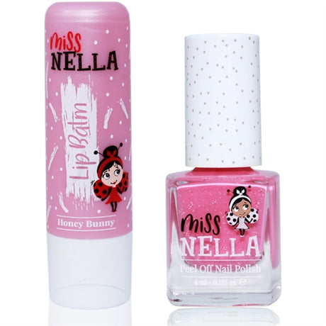 Miss Nella Lip Balm Honny Bunny + Neglelakk Watermelon Popsicle