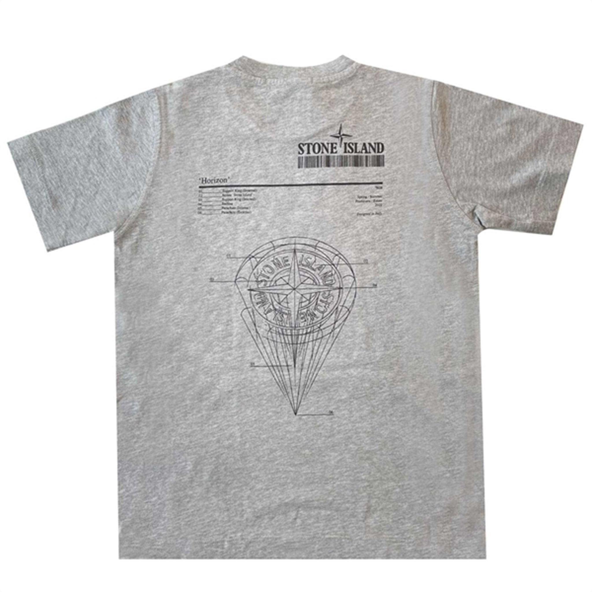 Stone Island Junior T-shirt Grey Melange 2