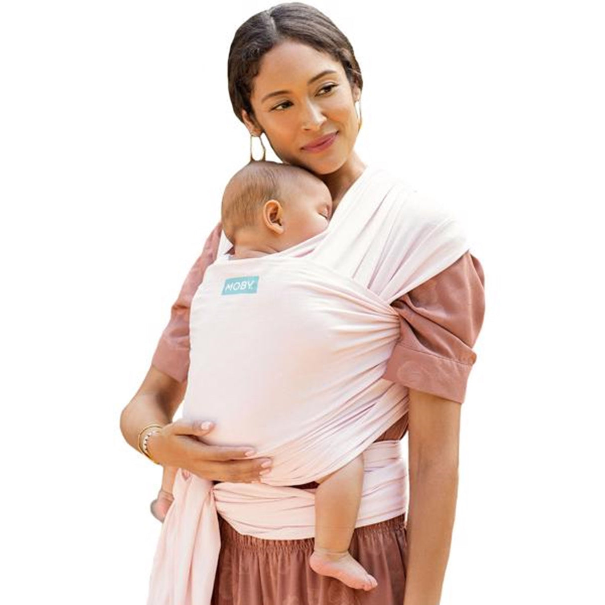 Moby Classic Wrap - Stretch Wrap Rose Quartz