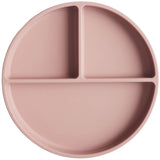 Mushie Silikone Tallerken Blush