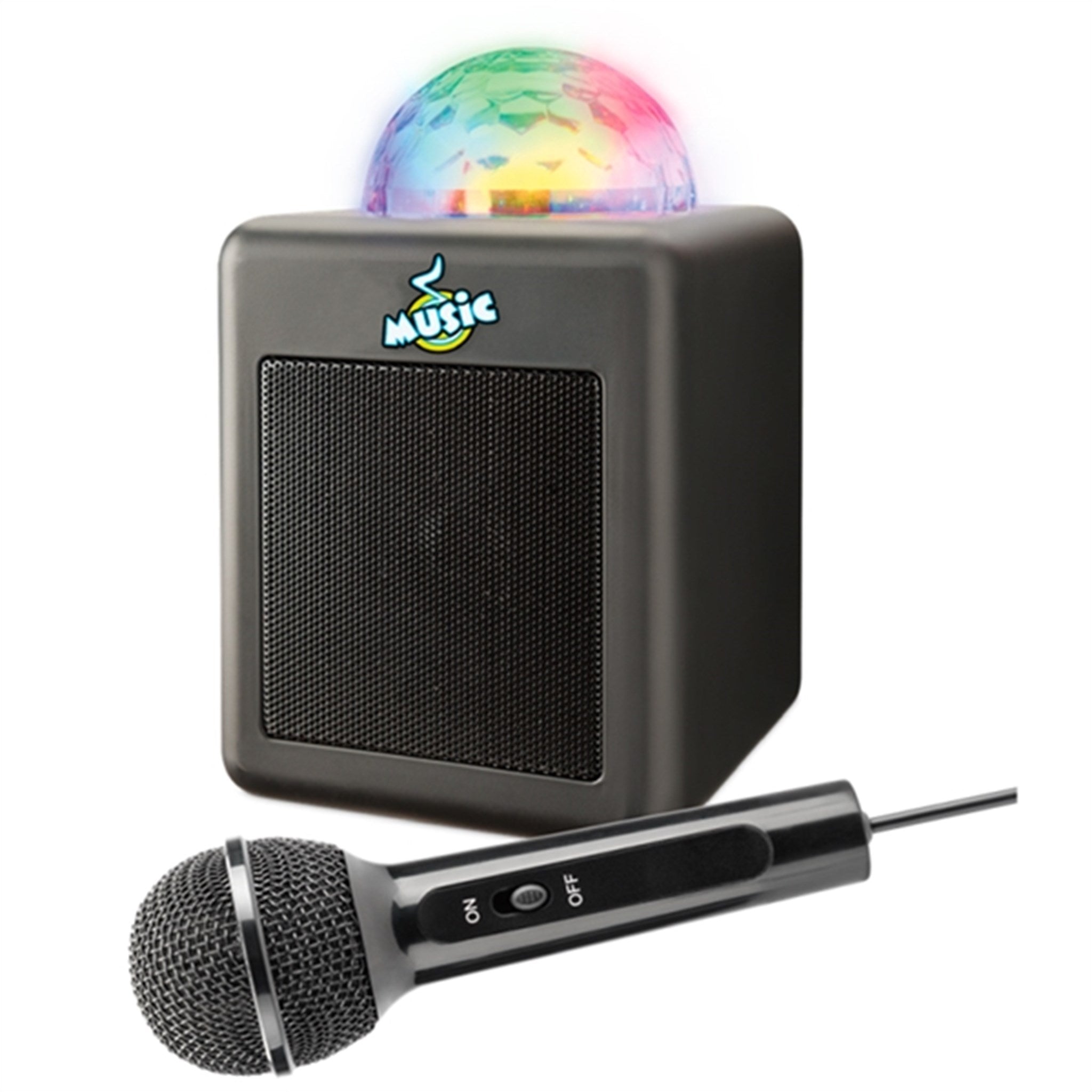 Music Karaoke Disco Speaker w/Mic