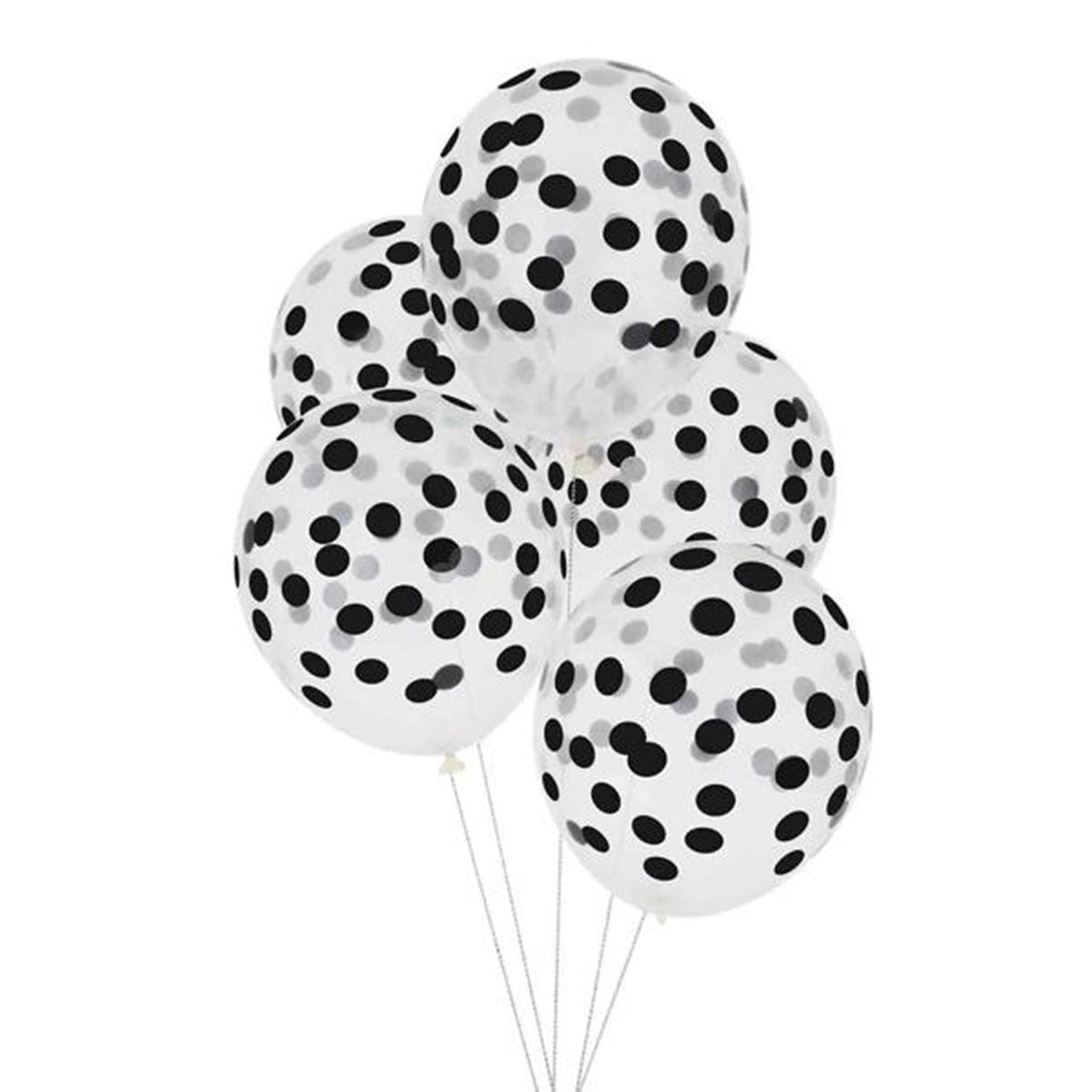 My Little Day Dot Black Ballon 5 Stk.