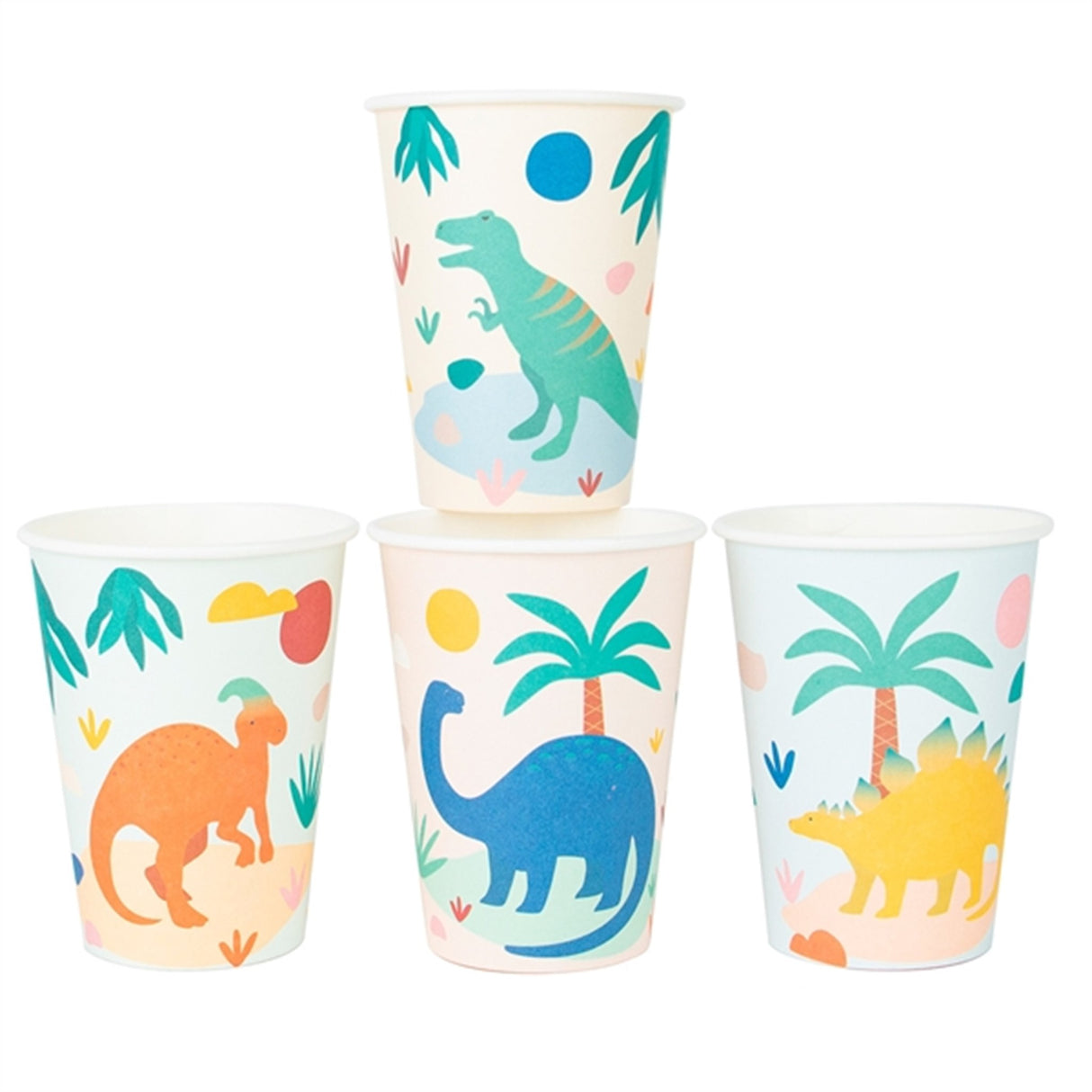 My Little Day Dinosaur Cups 8 pcs