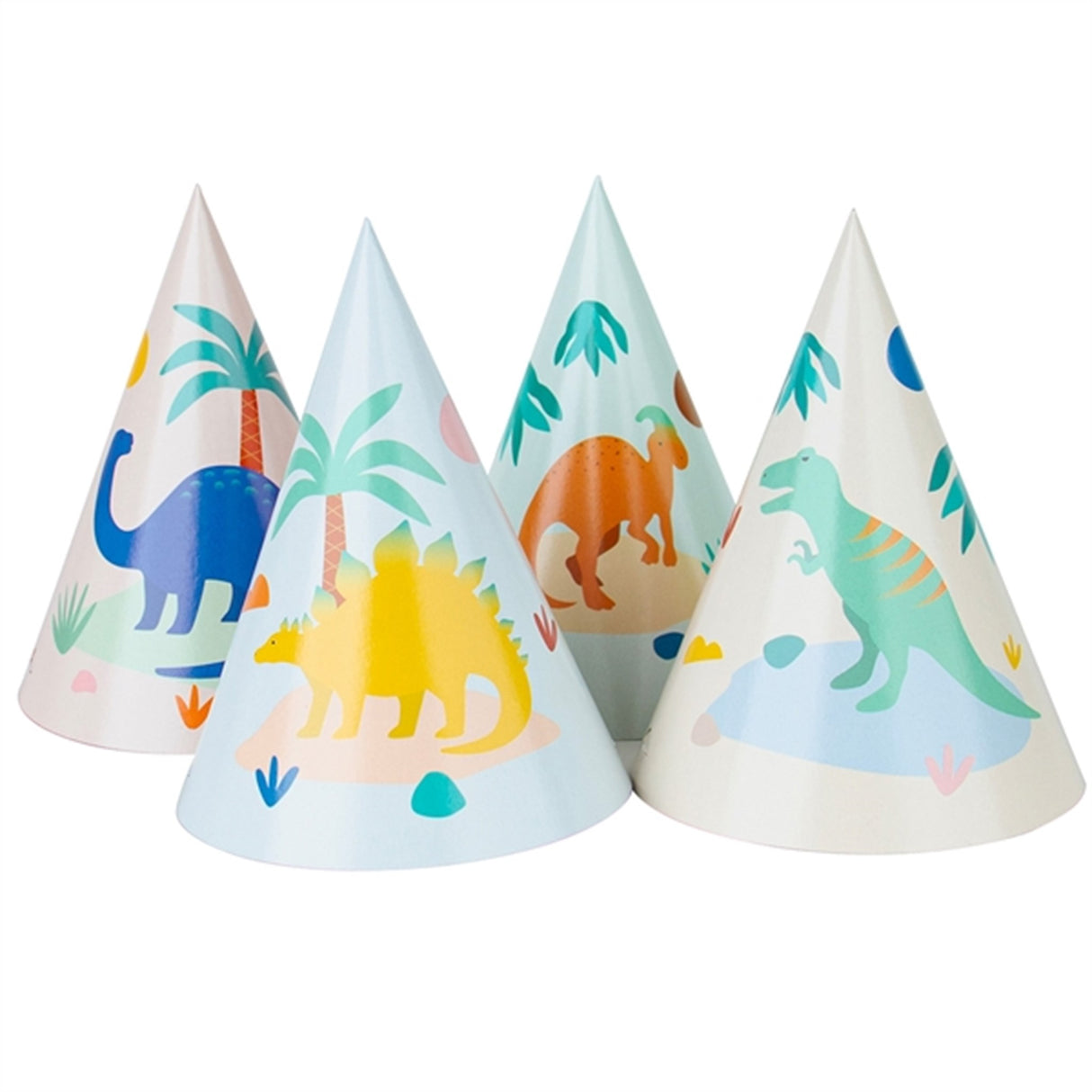 My Little Day Dinosaur Party Hats 8 pcs