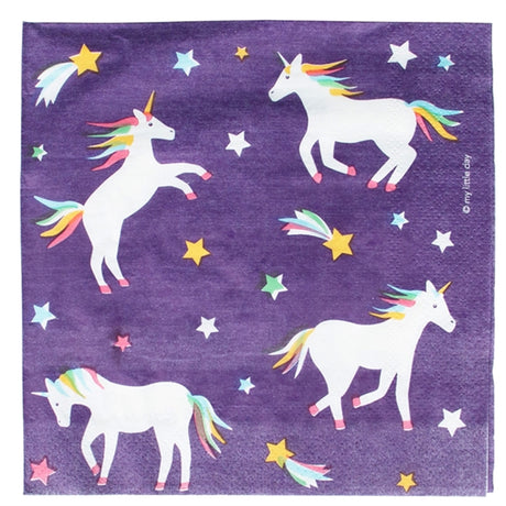 My Little Day Unicorn Napkins 20 pcs