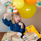 My Little Day Construction Party Hats 8 pcs 3