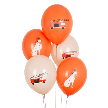 My Little Day Firefighter Balloons 5 pcs