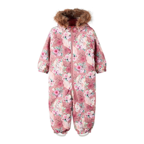 Name it Nostalgia Rose Snow Unicorn Flyverdragt