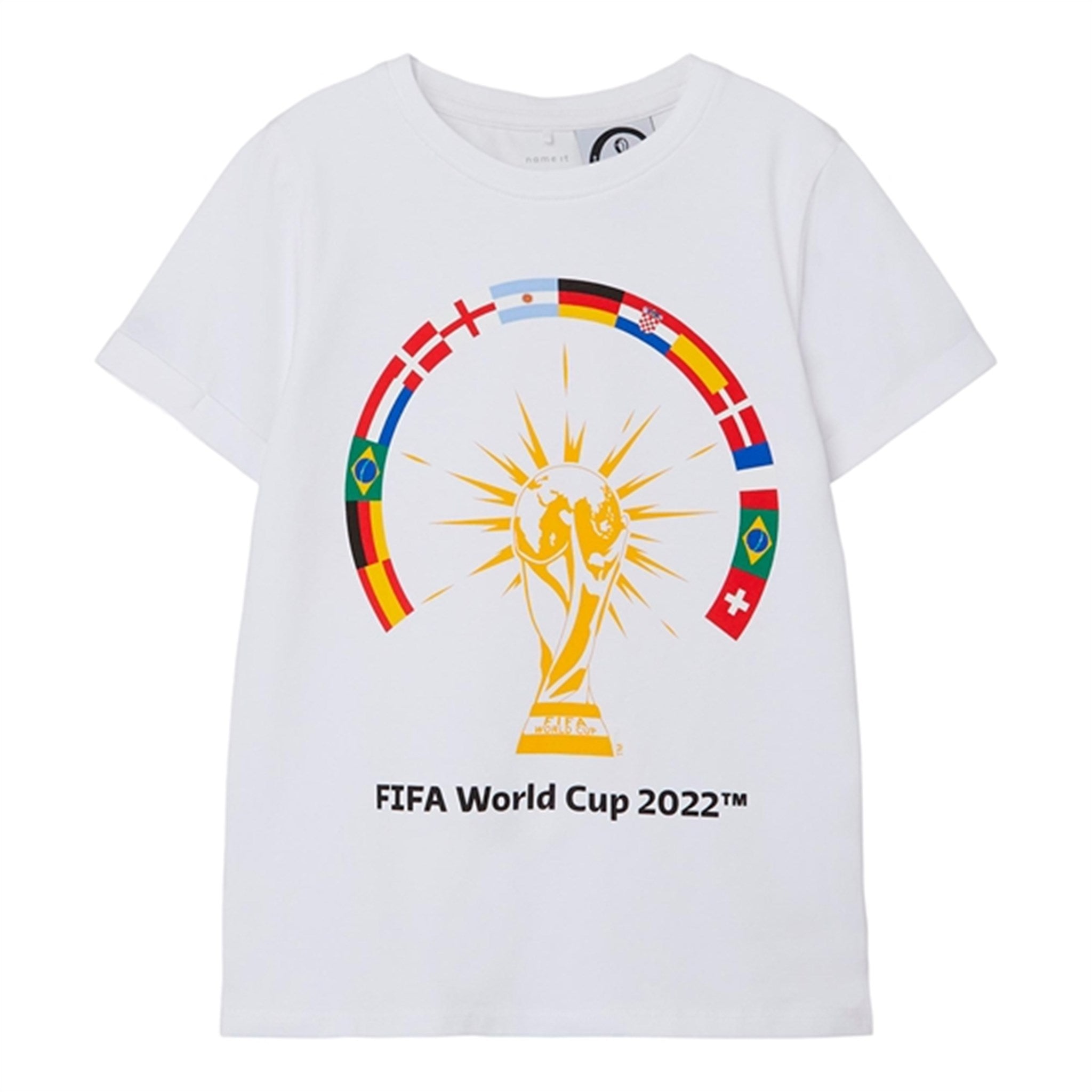 Name it Bright White Ofus Fifa T-shirt