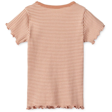 Liewood Y/D Stripe Tuscany Rose/Sandy Nieve Stripe Rib T-shirt 2