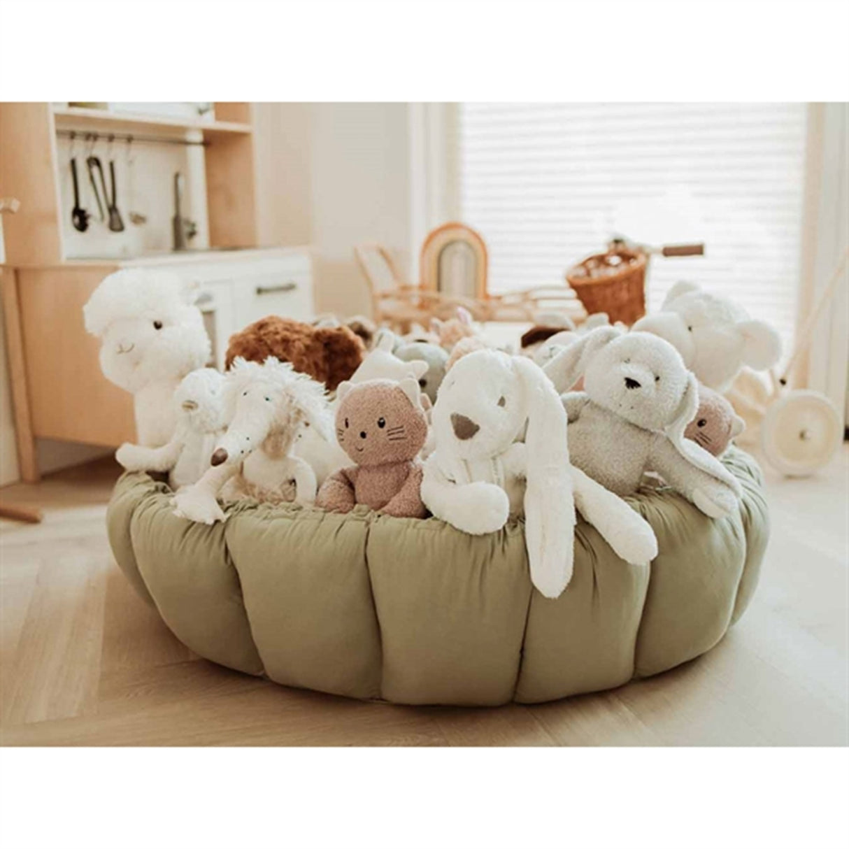 Play&Go 3-i-1 Leketeppe Organic Bloom Meadow green