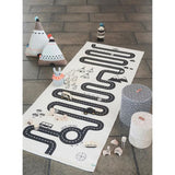 OYOY Adventure Rug Offwhite/Black