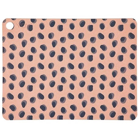 OYOY Placemat 2-pak Leopard Dots