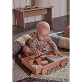 OYOY Wooden Rainbow Wagon w. Blocks