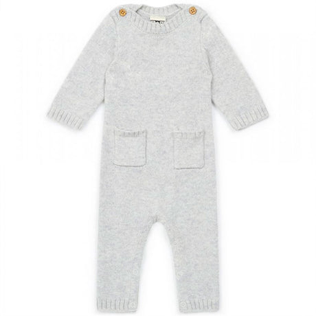 BONTON Heather Grey Strikk Heldrakt