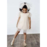 Dolly by Le Petit Tom Pearl Tulle Puff Aline Kjole Pearl 5