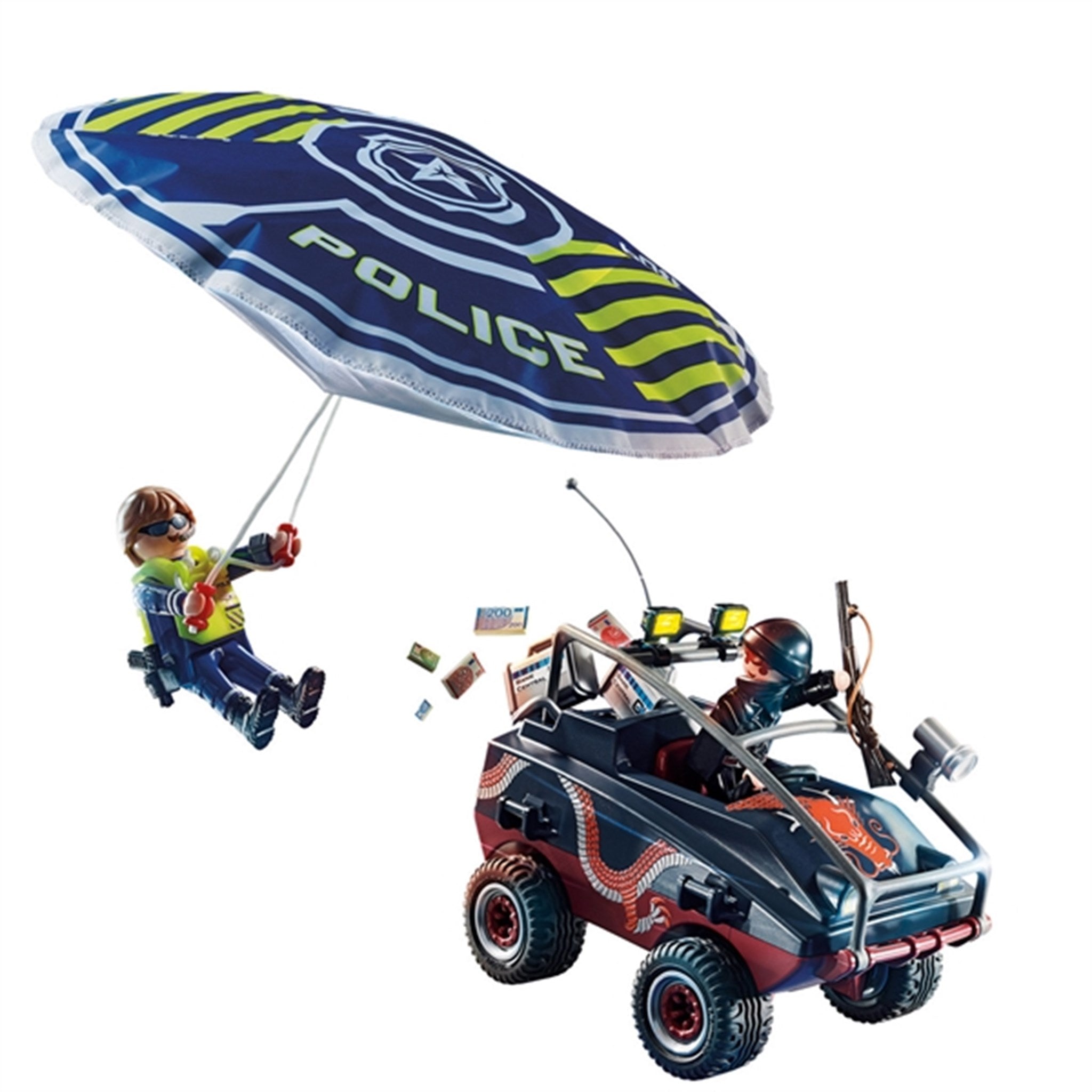 Playmobil® City Action - Police Parachute with Amphibious Vehicle 3