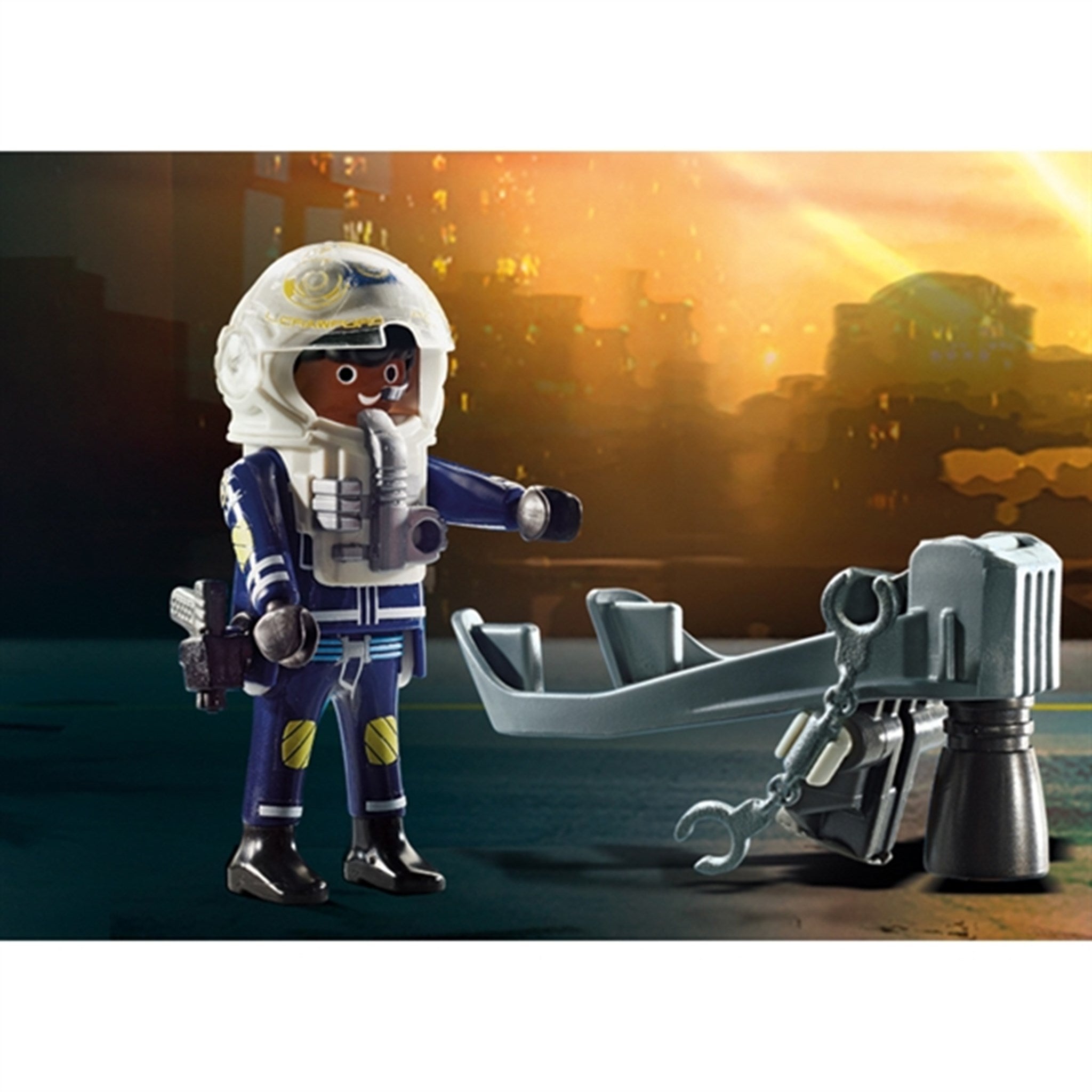 Playmobil® City Action - Police Jet Pack with Boat 3