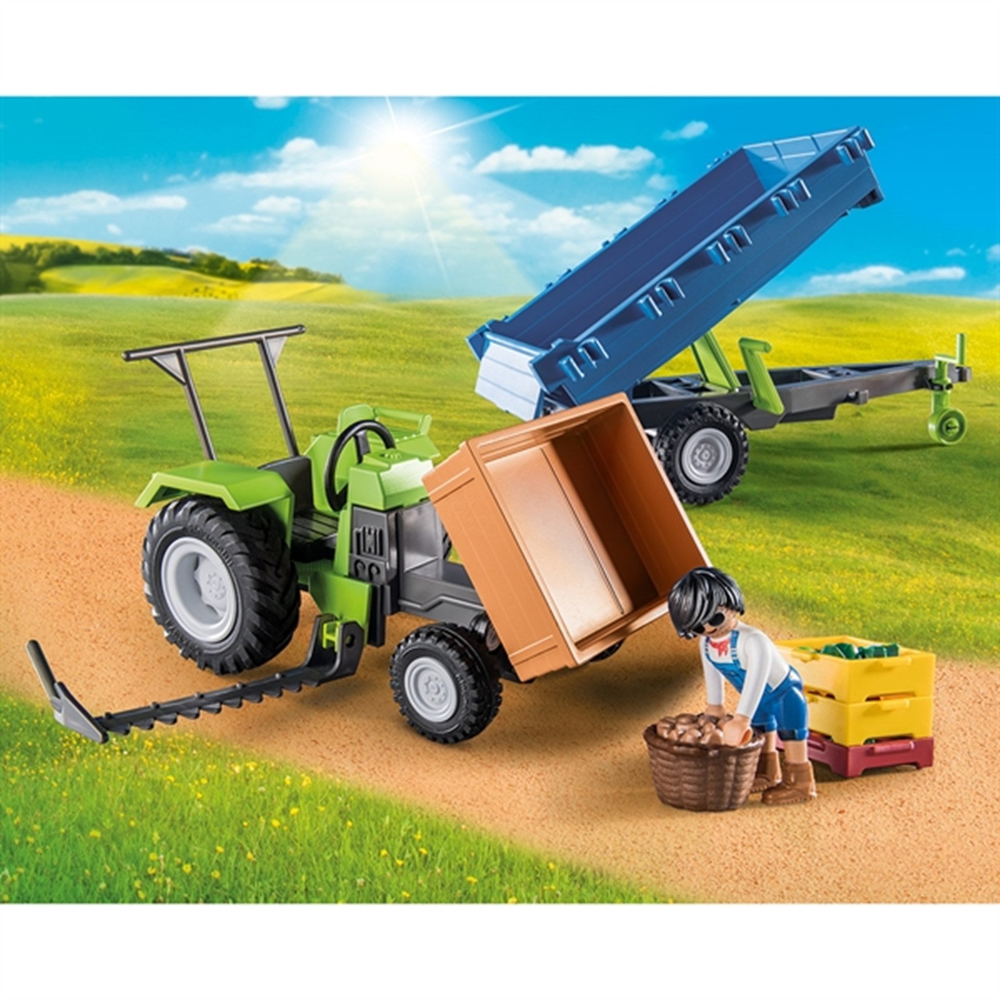 Playmobil® Country - Tractor with Trailer 2