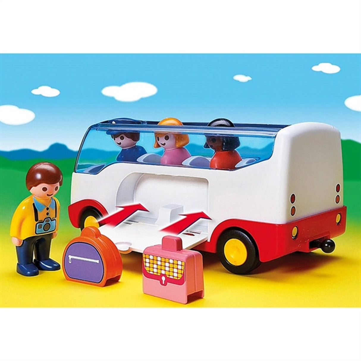 Playmobil® 1.2.3 Airport Shuttle Bus