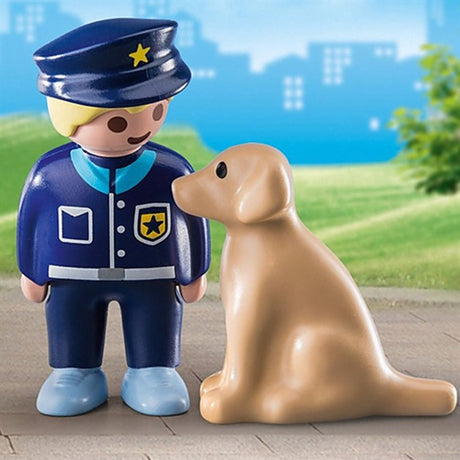 Playmobil® 1.2.3 - Police Officer with Dog