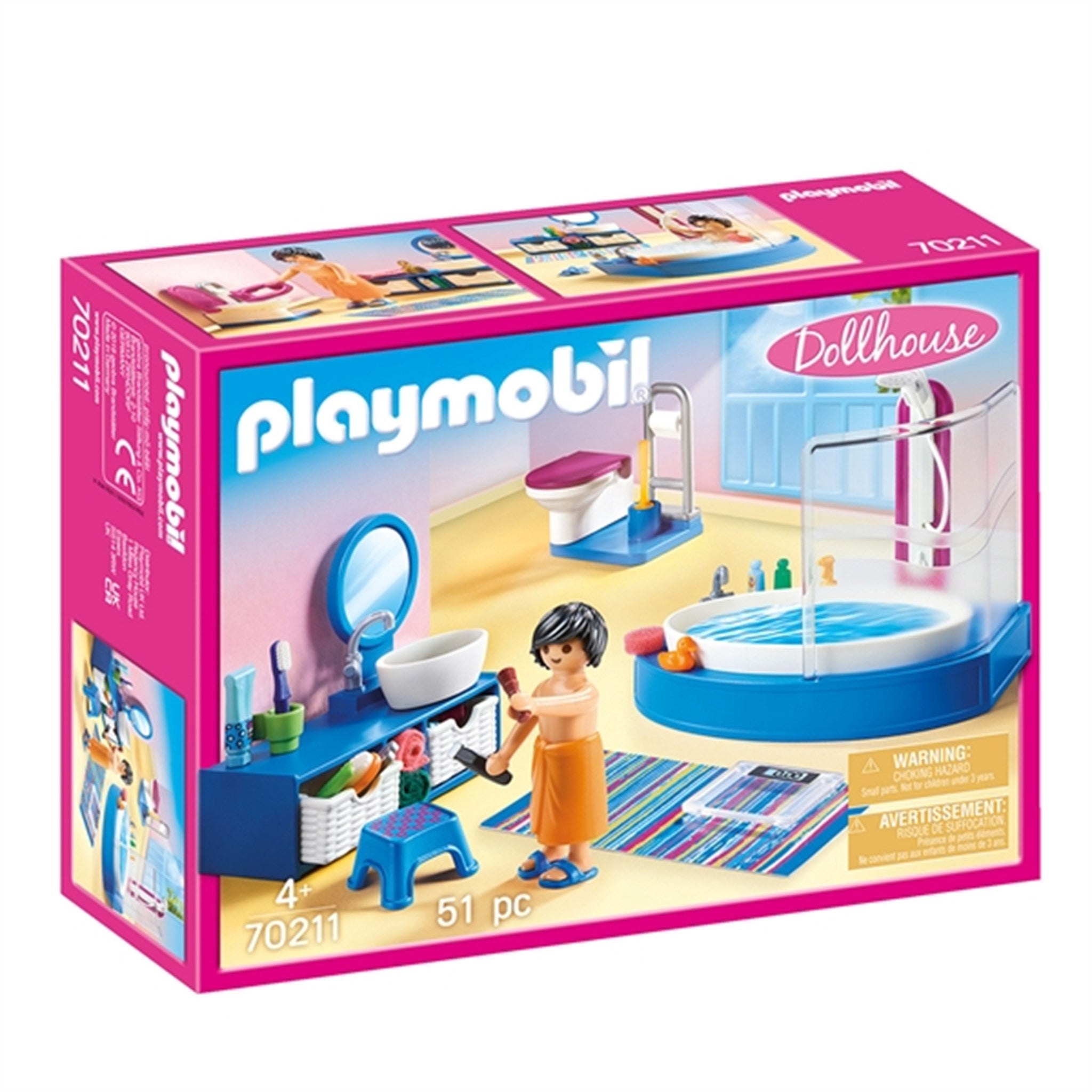 Playmobil® Dollhouse - Bathroom with Tub