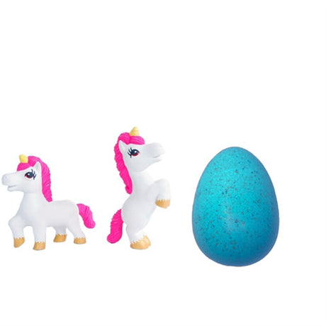 Pocket Money Growing Unicorn Egg Blue 20 cm