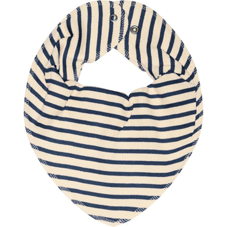 Petit Piao® Denim Blue/Off White Smekke Modal Striped