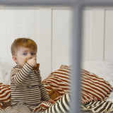 Petit Piao French Roast/Tapioka Modal Striped Body