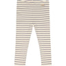 Petit Piao Dusty Lavender/Offwhite Leggings Modal Striped