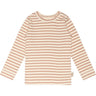 Petit Piao® Cafè Rose/Off White Genser Modal Striped