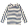 Petit Piao® Denim Blue/Off White Genser Modal Striped